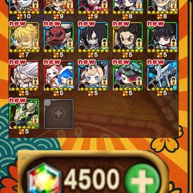 9195.石4500 鬼滅の刃1弾コンプ+セツナ＆エーテル+運UP60↑ | ポコダン(ポコロンダンジョンズ)のアカウントデータ、RMTの販売・買取一覧