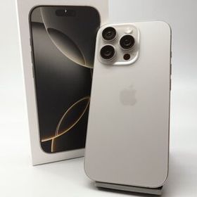 Apple iPhone16 Pro 256GB ナチュラルチタニウム A3292 3N746J/A バッテリ99% ■SIMフリー★Joshin1345【1円開始・送料無料】