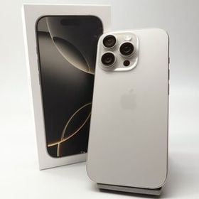 Apple iPhone16 Pro 256GB ナチュラルチタニウム A3292 3N746J/A バッテリ100% ■SIMフリー★Joshin8962【1円開始・送料無料】