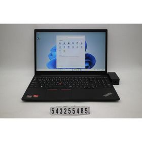 ノートパソコン Lenovo ThinkPad E15 Gen2 Ryzen 5 4500U 2.3GHz/8GB/256GB(SSD)/15.6W/FHD(1920x1080)/Win11 外装変形あり