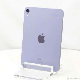 【中古】Apple(アップル) iPad mini 第6世代 64GB パープル 3J366J／A Wi-Fi 【262-ud】