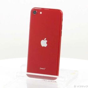 【中古】Apple(アップル) iPhone SE 第3世代 64GB プロダクトレッド MMYE3J／A SIMフリー 【269-ud】