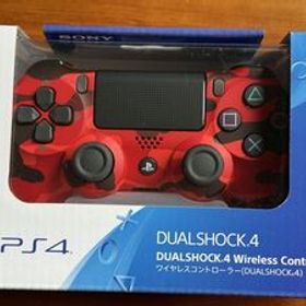 【新品未使用】PS4コントローラ Dualshock4 レッド・カモフラージュ