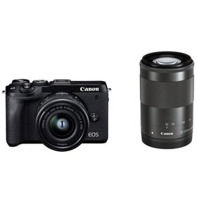 CANON デジタル一眼カメラ EOS M6 Mark II ダブルズームキット [ブラック]