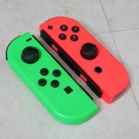 ▼送料430円(R712-F21) 動作品 Nintendo ニンテンドー Switch スイッチ ジョイコン Joy-Con 純正 ネオンレッド ネオングリーン L R