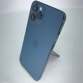 【中古・レンズ割れ有】iPhone 12 ProMax 128GB パシフィックブルー simロック解除済