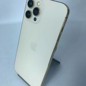 【中古・画面キズ有】iPhone 12 ProMax 256GB ゴールド simロック解除済