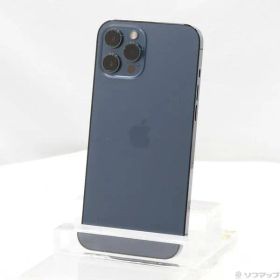 〔中古品〕 iPhone12 Pro Max 128GB パシフィックブルー MGCX3J／A SIMフリー【258】