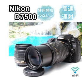 ニコン(Nikon)のNikon D7500 Wレンズ 300mm望遠レンズ付き Wi-Fi転送可能(デジタル一眼)
