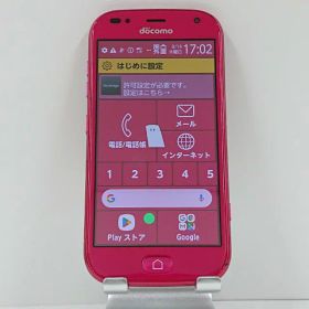らくらくスマートフォン me F-01L ドコモ ピンク 送料無料 本体 c13946 【中古】