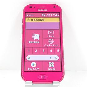 らくらくスマートフォン me F-01L ドコモ ピンク c13970
