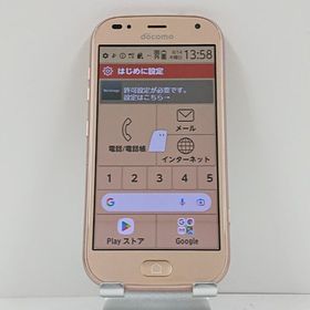 らくらくスマートフォン me F-01L ドコモ ゴールド c13920