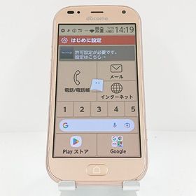 らくらくスマートフォン me F-01L ドコモ ゴールド c13725
