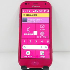 らくらくスマートフォン me F-01L ドコモ ピンク c13246