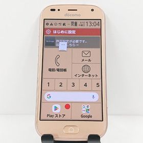 らくらくスマートフォン me F-01L ドコモ ゴールド c11341