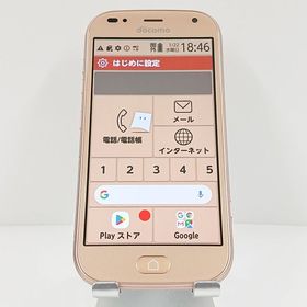 らくらくスマートフォン me F-01L ドコモ ゴールド c09552