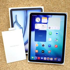 □【中古 美品】iPad Air 11インチ M3 第7世代 Wi-Fi 128GB ブルー 青 MC9X4J/A 2025年春モデル 本体 バッテリー最大容量100％(QZ340-22)