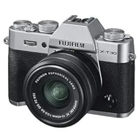 【中古】(非常に良い)FUJIFILM ミラーレス一眼カメラ X-T30XCレンズキット シルバー X-T30LK-1545-S