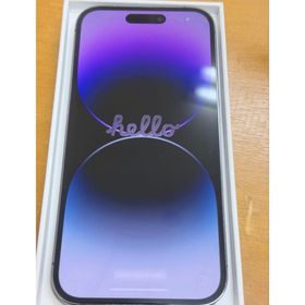 アップル(Apple)のアップル iPhone14 Pro 256GB ディープパープル(スマートフォン本体)