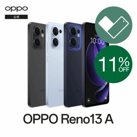 [スーパーSALE] OPPO Reno13 A (O Care 保証サ−ビス 2年一括プラン付き) 5G SIMフリー版 日本正規品 メーカー保証 オッポ 送料無料 スマートフォン スマホ