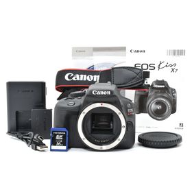 キヤノン(Canon)のCanon キヤノン EOS Kiss X7 ボディ シャッター数1207回(デジタル一眼)