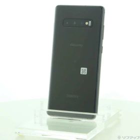 【中古】SAMSUNG(サムスン) GALAXY S10+ 128GB プリズムブラック SC-04L docomo 【262-ud】