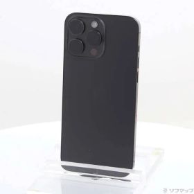 〔中古品〕 iPhone15 Pro Max 1TB ブラックチタニウム MU6Y3J／A SIMフリー【377】