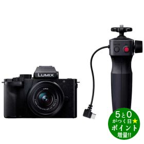 ◆最大3000円CP＋P3倍！！12/5◆パナソニック LUMIX ミラーレス一眼カメラ マイクロフォーサーズ 標準ズームレンズキット DC-G100DV-K ブラック Panasonic【転送不可】