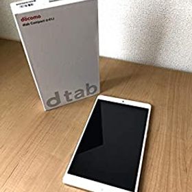 【中古】（非常に良い）HUAWEI(ファーウェイ) dtab compact 16GB ゴールド d-01J docomo