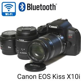 【Canon】EOS Kiss X10i トリプルレンズセット★Wi-Fi搭載★