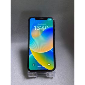 アイフォーン(iPhone)の美品 国内版 SIMフリー iPhoneXR 64GB ブラック色(スマートフォン本体)