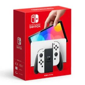 ＜お一人さま1個限り＞同梱不可 任天堂 Nintendo Switch ニンテンドースイッチ 有機ELモデル Joy-Con(L)/(R) ホワイト HEG-S-KAAAA