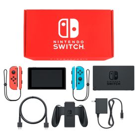 Nintendo Switch本体 カラーカスタマイズ [2019年8月モデル]/Joy-Con(L)ネオンレッド(R)ネオンブルー/Joy-Conストラップ：ネオンレッド、ネオンブルー ニンテンドースイッチハード