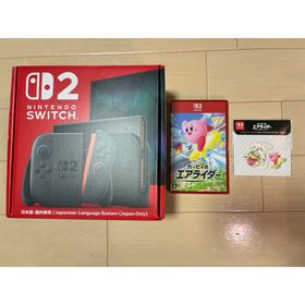 ニンテンドウ(任天堂)の【新品未開封】Nintendo Switch2＋カービィのエアライダー(家庭用ゲーム機本体)
