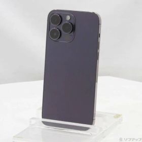 〔中古品〕 iPhone14 Pro Max 128GB ディープパープル MQ993J／A SIMフリー【348】