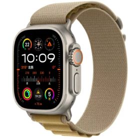 Apple Apple Watch Ultra2 49mm GPS+Cellularモデル MX4E3J/A A2986【ナチュラルチタニウムケース/タンアルパインループ】 [中古] 【当社3ヶ月間保証】 イオシス