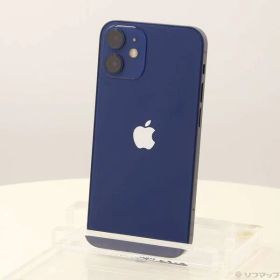 〔中古品〕 iPhone12 mini 256GB ブルー MGDV3J／A SIMフリー【247】