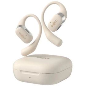 ショックス ワイヤレス イヤホン 左右分離 IP54 最大7時間 USB-C OpenFit SKZ-EP-000021 ベージュ系