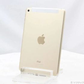 〔中古品〕 iPad mini 4 128GB ゴールド MK782J／A docomoロック解除SIMフリー【377】