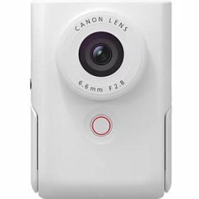 【スーパーSALE開催中！】 キヤノン ビデオカメラ PowerShot V10 WH(ホワイト) 7001C001