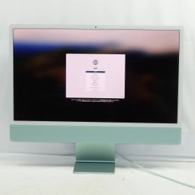 【限定10%OFFクーポン】 中古 Apple iMac 2023 MQRA3J/A M3 メモリ8GB SSD256GB グリーン Sonoma 24インチ 1年保証 レビュー特典：延長保証 デスクトップパソコン