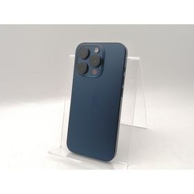 【中古】Apple 国内版 【SIMフリー】 iPhone 15 Pro 128GB ブルーチタニウム MTUA3J/A【千葉】保証期間１ヶ月【ランクC】