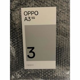 オッポ(OPPO)のOPPO A3 5G ブラック(スマートフォン本体)