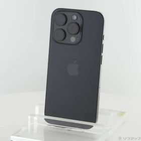 〔中古品〕 iPhone15 Pro 256GB ブラックチタニウム MTUC3J／A SIMフリー【262】