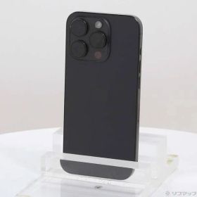 〔中古品〕 iPhone15 Pro 256GB ブラックチタニウム MTUC3J／A SIMフリー【258】
