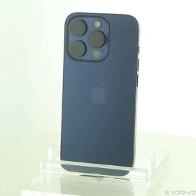 〔中古品〕 iPhone15 Pro 128GB ブルーチタニウム MTUA3J／A SIMフリー【295】