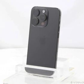 〔中古品〕 iPhone15 Pro 128GB ブラックチタニウム MTU73J／A SIMフリー【269】