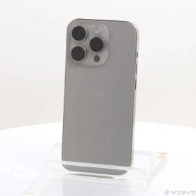 〔中古品〕 iPhone15 Pro 128GB ナチュラルチタニウム MTU93J／A SIMフリー【276】