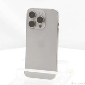 〔中古品〕 iPhone15 Pro 128GB ナチュラルチタニウム MTU93J／A SIMフリー【198】
