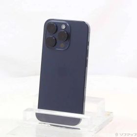 〔中古品〕 iPhone15 Pro 128GB ブルーチタニウム MTUA3J／A SIMフリー【276】